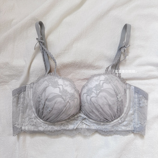 花影铃音 仙女浪漫蕾丝内衣小胸聚拢舒适无钢圈透气少女文胸套装