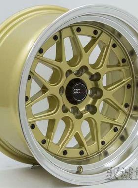 改装抛边爆龟轮毂15寸适用于凯越 酷熊AE86雨燕捷达普桑蓝鸟威驰