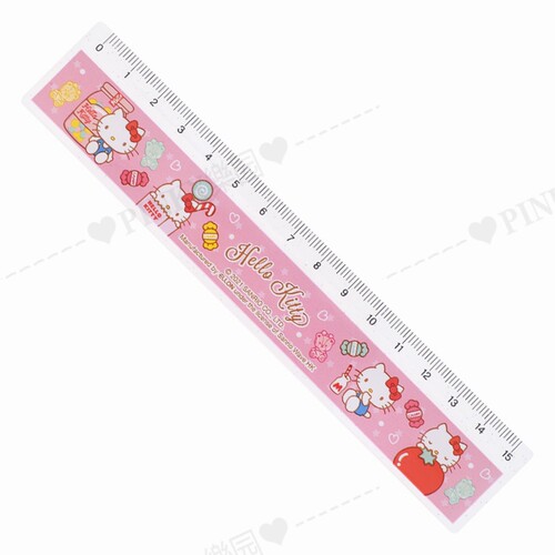 塑料直尺学生用尺文具15CM长