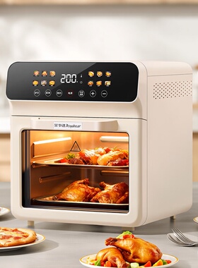 荣事达36L大款家用可视空气炸锅大容量多功能电烤箱三合一体机