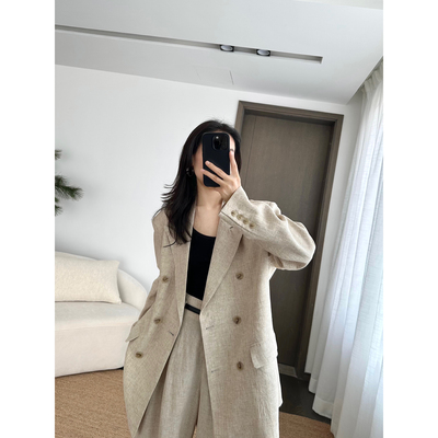 DALIIOFFICIAL经典亚麻西服套装