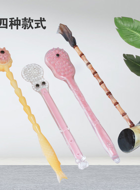 按摩经络拍痧板手掌按摩器养生锤健康拍打硅胶颈椎捶背健身敲打棒