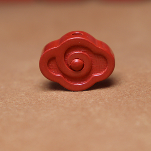 天然保真朱砂祥云背云隔珠diy手工编绳菩提长串配件本命年饰品