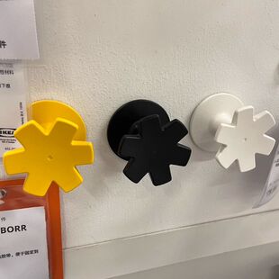 乔伯尔自粘挂钩宜家同款墙壁装饰塑料钩子3件套入户门客厅挂衣钩