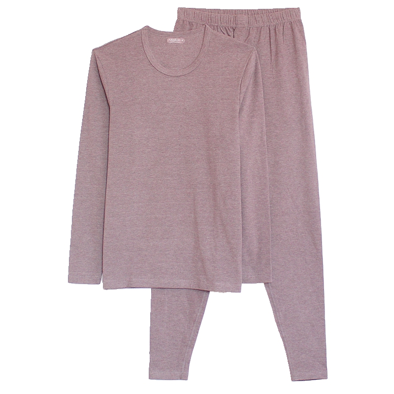 新一步男士大朵羽棉保暖秋衣秋裤