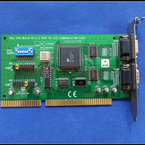 PCL-742 REV.A1 01-2 2 PORT RS-232 CARD 采集卡 议价