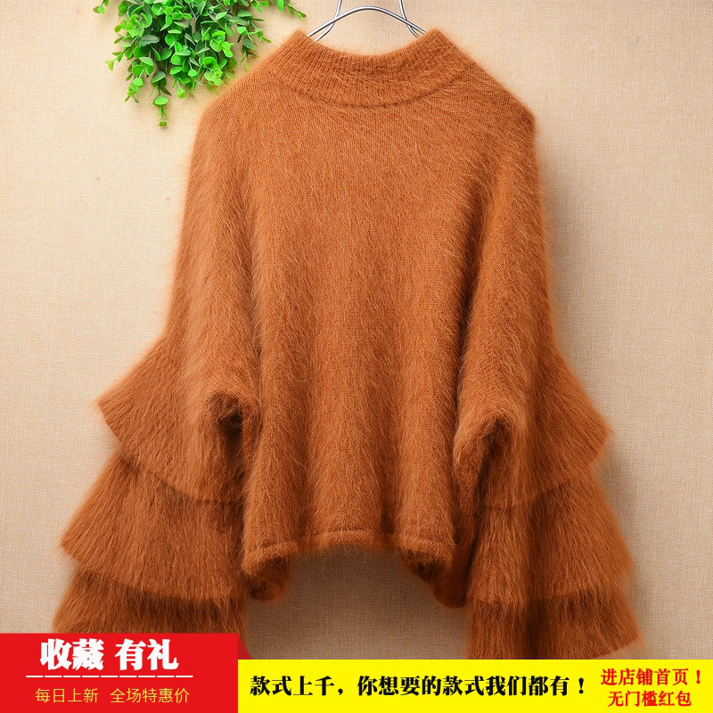 秋冬貂绒套头韩版圆领
