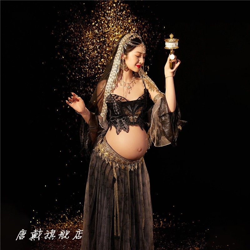 影楼主题孕妇照服装敦煌飞天哈尼族苗疆异域风西双版纳傣族孕妇照,男装,其他民族服装,淘宝优惠券,粉丝福利购,淘宝优惠卷