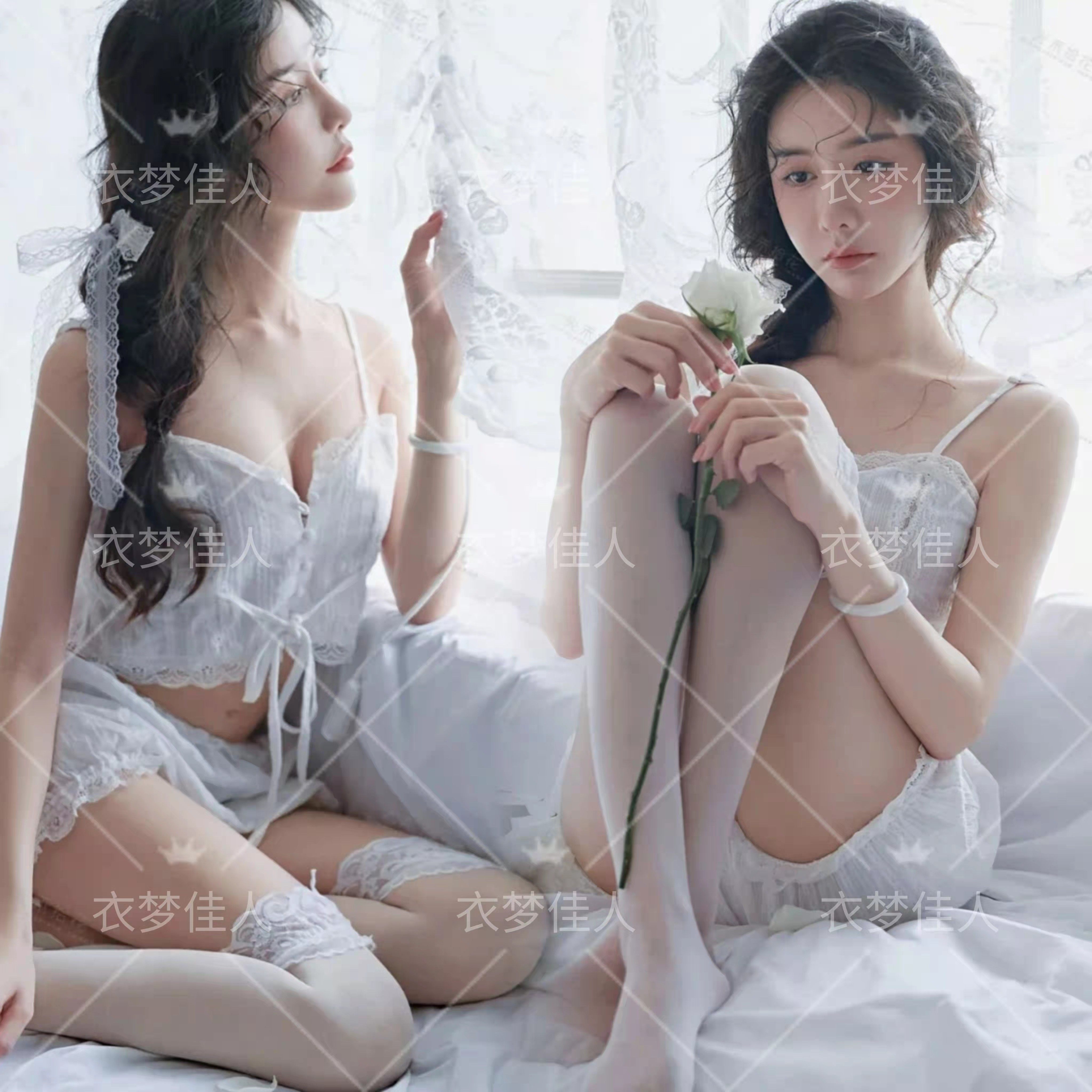 个人写真服装少女小清新私密性感影楼纯欲风私房艺术照摄影吊带裙