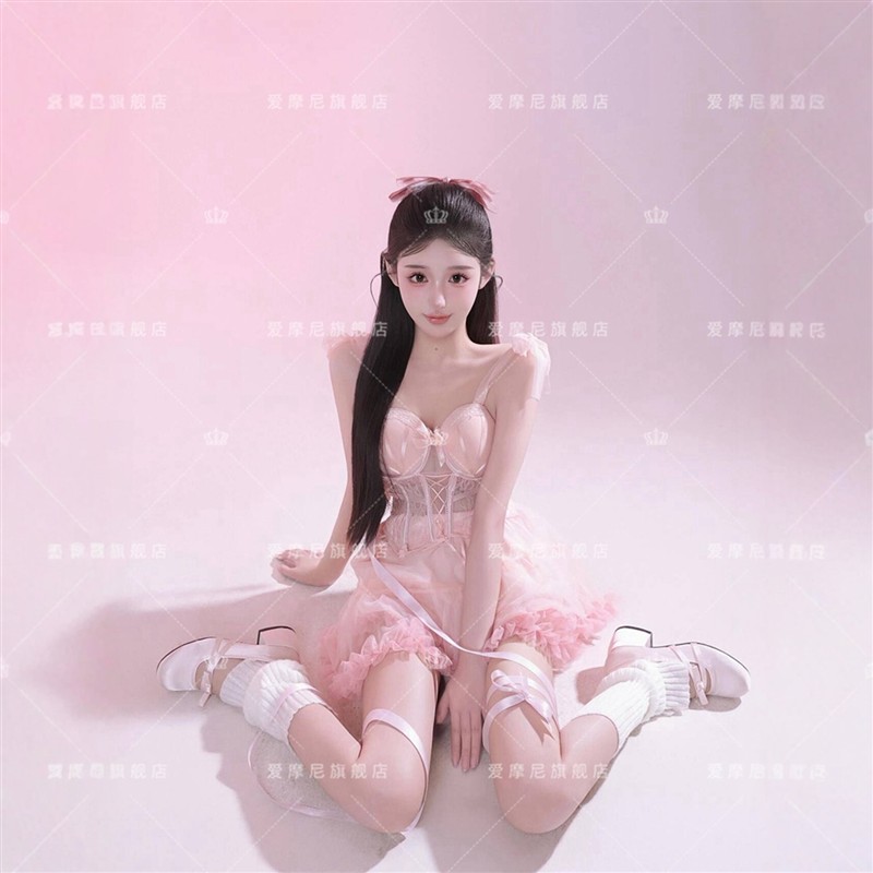 影楼新款韩系画报生日主题写真个性甜美服装芭蕾少女艺术照摄影