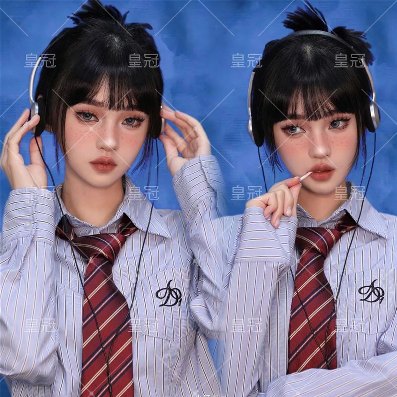 影楼新款甜酷少女美式证件照写真主题服装制服公主风艺术照摄影服
