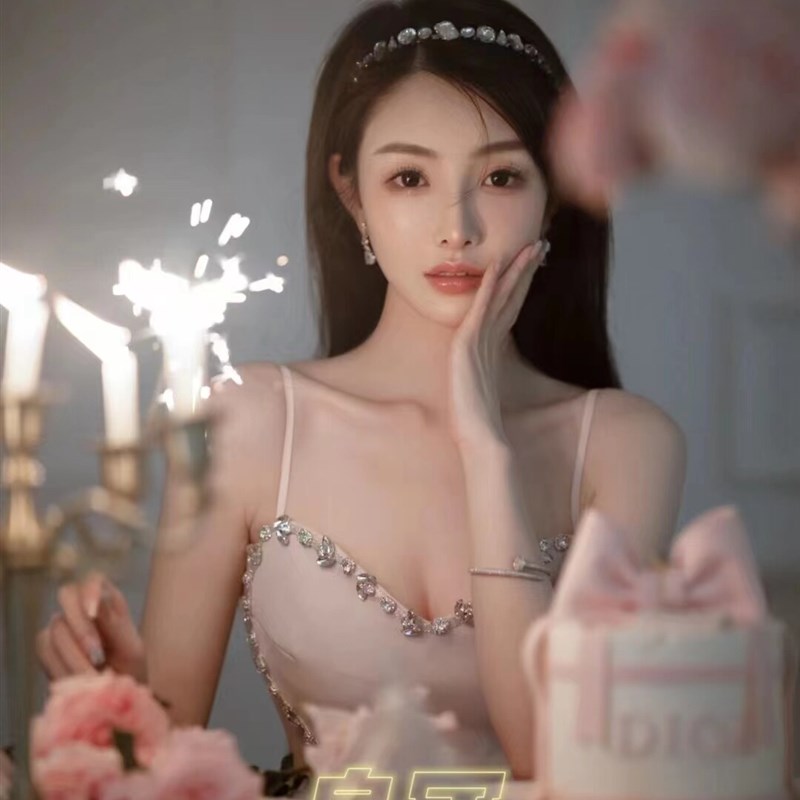 鞠静怡同款生日照写真服装韩系画报甜美小清新公主风少女艺术照