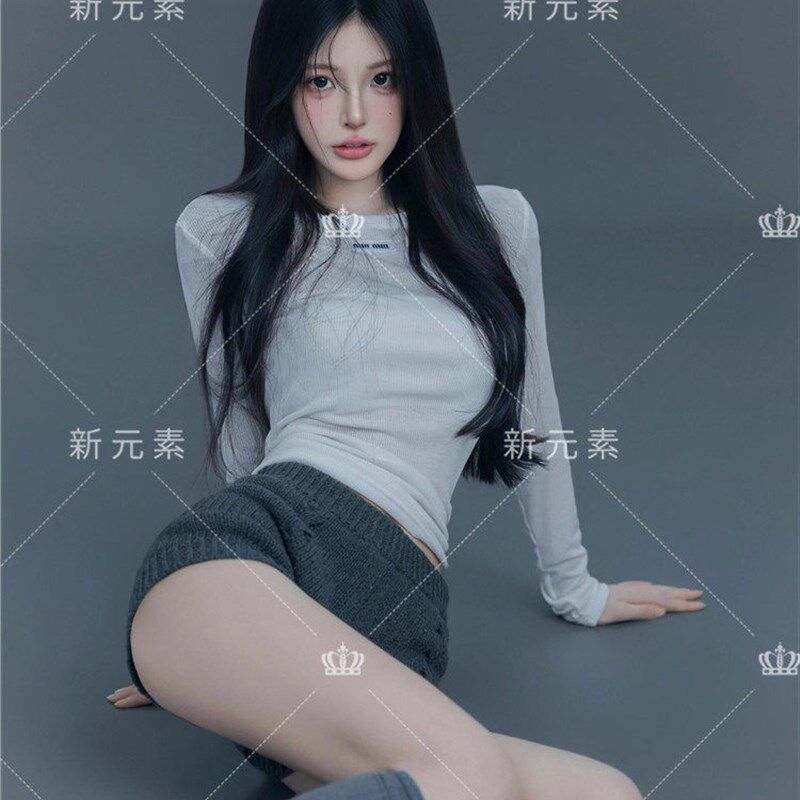 照相馆新款格雷系灰色高级感纯欲风写真韩系个人肖像私房艺术照服