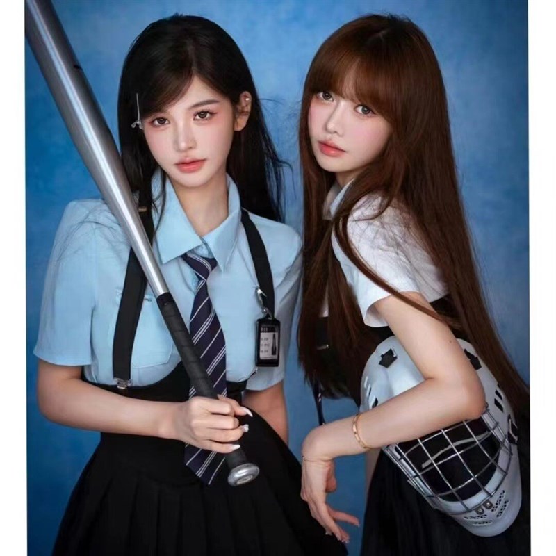 影楼少女泰酷辣美式证件照写真服装闺蜜JK毕业季学院风艺术照摄影