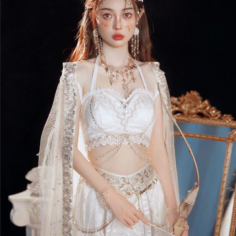 异域风情女舞蹈服西域美人走秀服装敦煌飞天舞台表演服