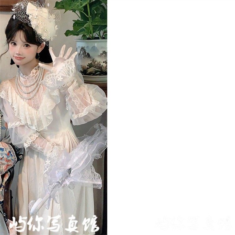 新款影楼清汉女和留洋大小姐闺蜜艺术照写真服超仙法式复古连衣裙,个性定制/设计服务/DIY,动漫/cos制服定制/加工,淘宝优惠券,粉丝福利购,淘宝优惠卷