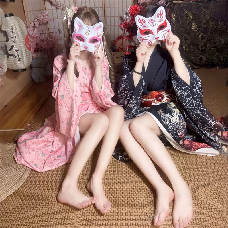 照相馆新款闺蜜日式日系和服浴衣摄影改良服装传统神明写真少女拍