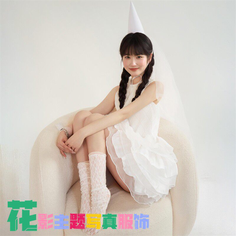 新娘礼服背心小个子晨袍蝴蝶结婚纱连衣裙生日小礼裙拍照成人礼服