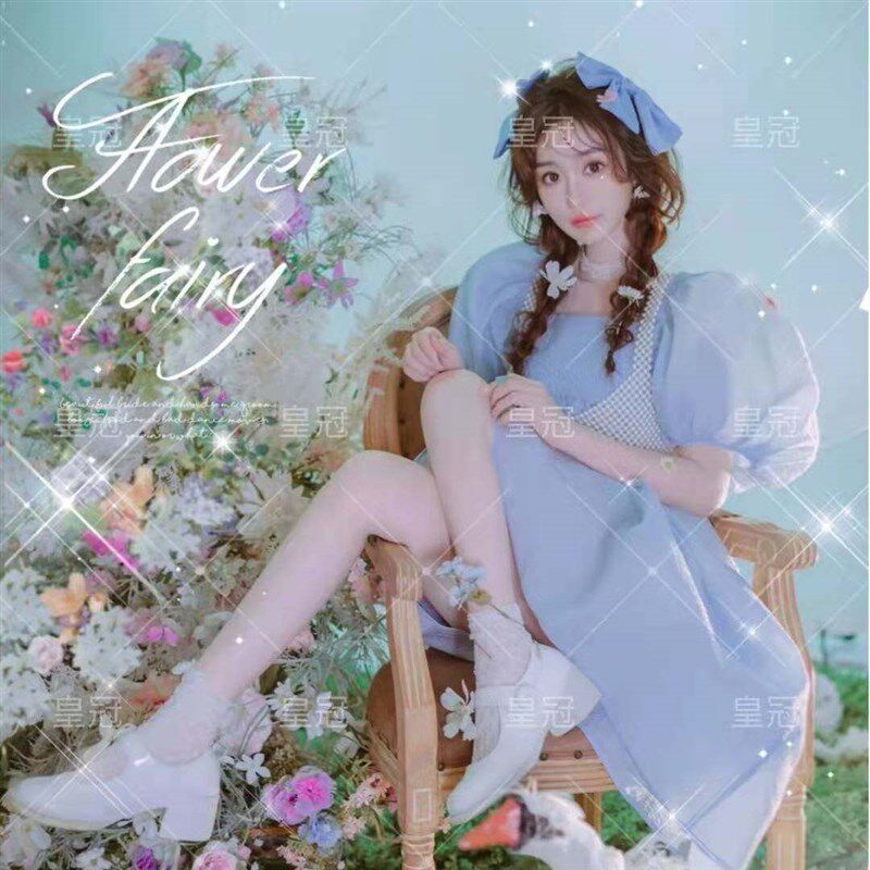 照相馆新款时尚写真主题服装个性小清新画报风女孩艺术照摄影洋装