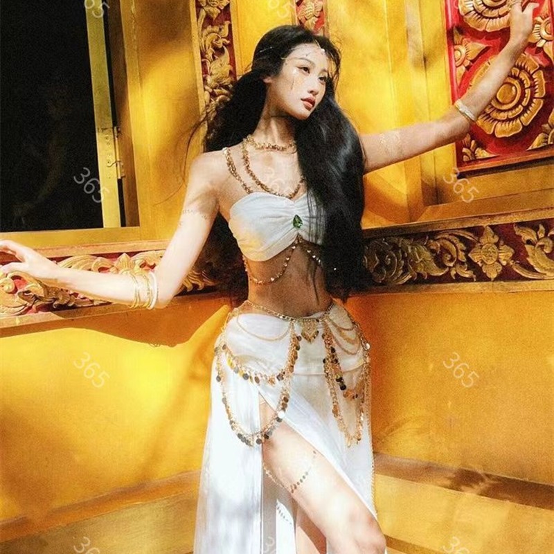 新款森系少女梦幻精灵性感女神异域民族风森林艺术照个人写真服装