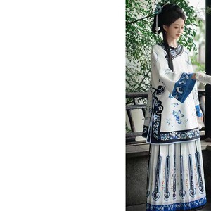 新款清汉女和留洋大小姐闺蜜主题格格服饰古装新中式国风闺蜜旅拍