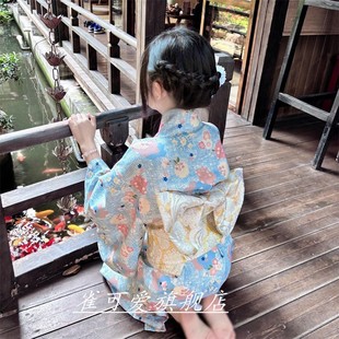 新款日式改良传统和服神明少女浴衣连衣裙拍照日系摄影写真服装