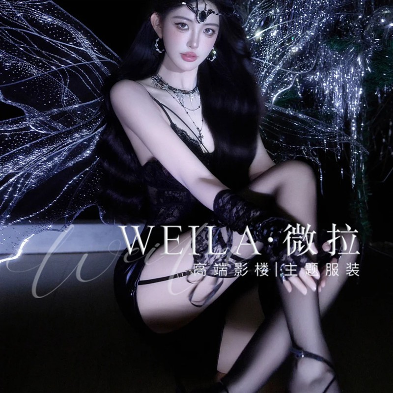 万圣节欧美性感夜店辣妹暗黑恶魔精灵COS舞台演出服写真影楼服装