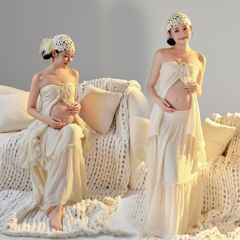 新款影楼孕妇照服装花房小清新连衣裙纯欲孕妈咪大肚照衣服在家拍,男装,其他民族服装,淘宝优惠券,粉丝福利购,淘宝优惠卷