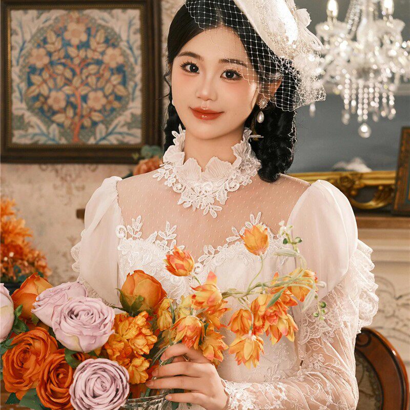 留洋大小姐新款个人写真服装民国留洋千金拍照衣服艺术照摄影服饰