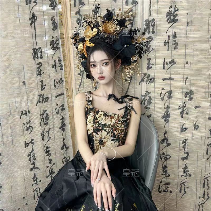 浔浦女服装古风簪花女泉州网红旅拍民族风新款马面裙拍照写真服装