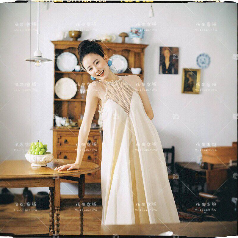 晨拍礼服女新娘法式高级感晨袍气质高端轻奢设计感敬酒服洋装长