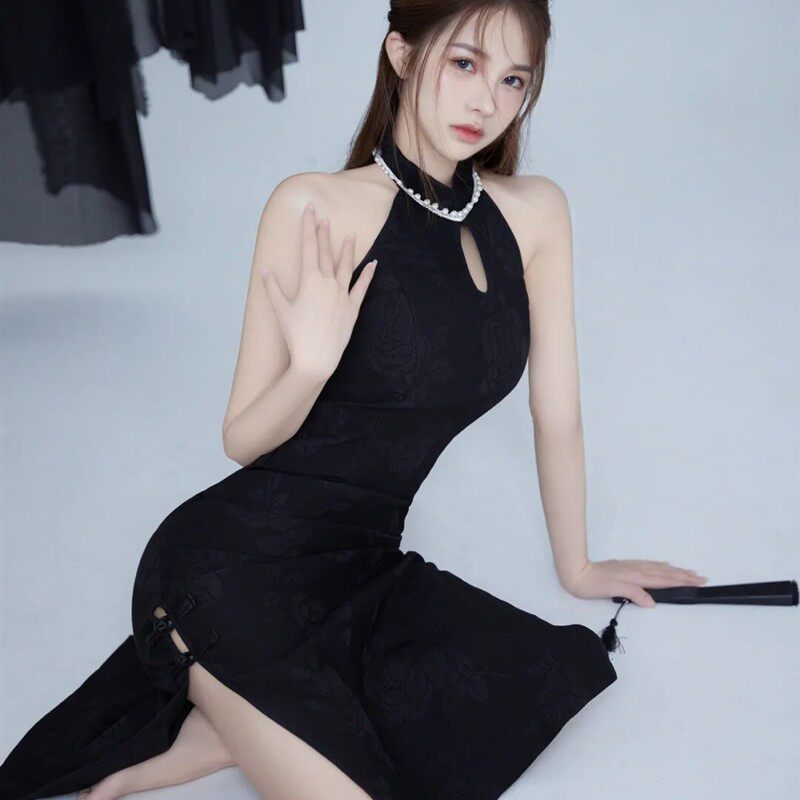 个人写真服装新款性感旗袍照相馆个性艺术照复古中国风主题摄影服
