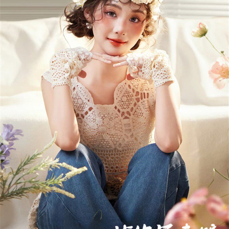 摄影工作室新个人早春阳光少女甜美温暖室内小清新韩国摄影服装