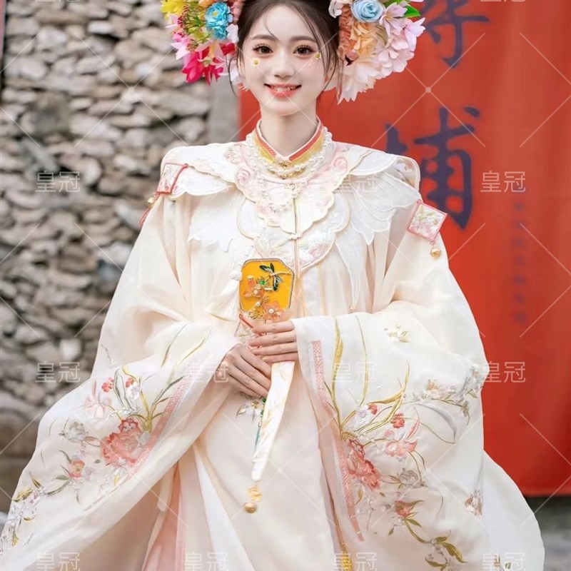 泉州簪花服装浔埔女服装明制汉服女款马面裙旅拍民族风摄影写真