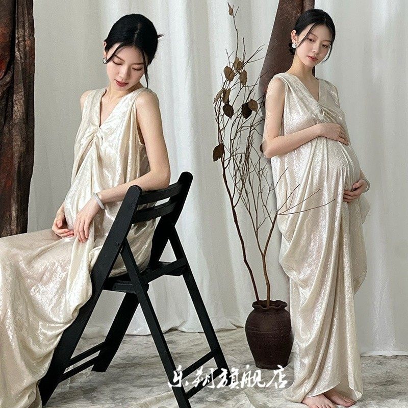 孕妇写真影楼新款唯美风连衣裙纯欲风孕妈咪高级感大肚照摄影服装,个性定制/设计服务/DIY,动漫/cos制服定制/加工,淘宝优惠券,粉丝福利购,淘宝优惠卷