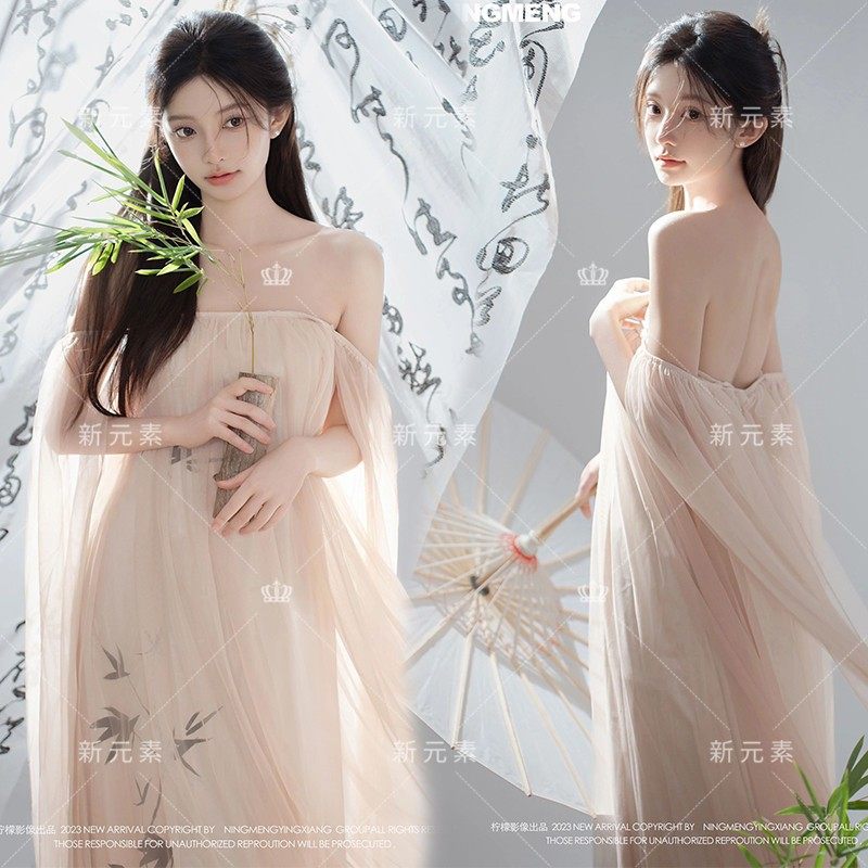 影楼主题新款复古工笔画风个人写真服装新中式国风少女艺术照摄影,户外/登山/野营/旅行用品,其他户外服装,淘宝优惠券,粉丝福利购,淘宝优惠卷