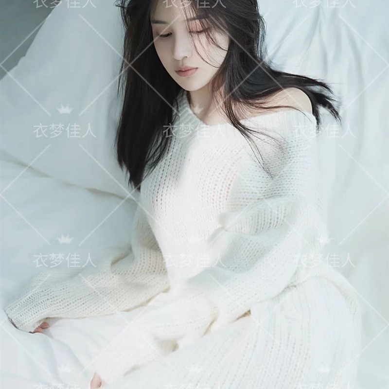 2022新款毛衣写真主题服装时尚个性女孩私房艺术照私密拍照摄影服