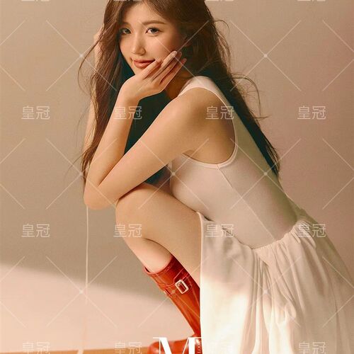 影楼韩系少女风写真新款拍照甜美画报清新纯欲个人肖像艺术照服装