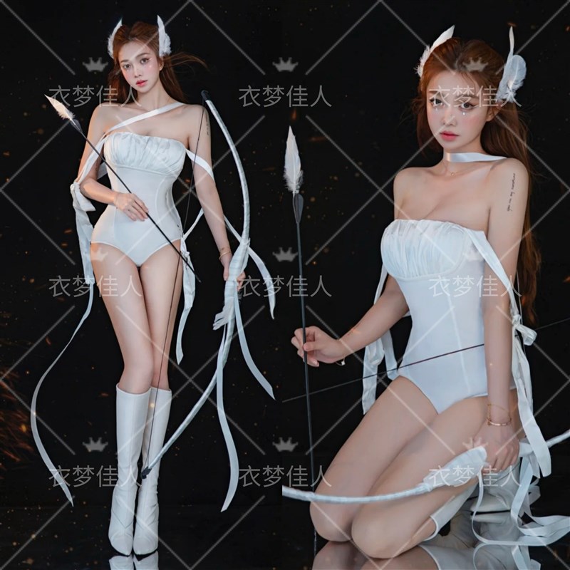 新款影楼拍照主题摄影工作室服装文艺时尚艺术照个人写真服装女