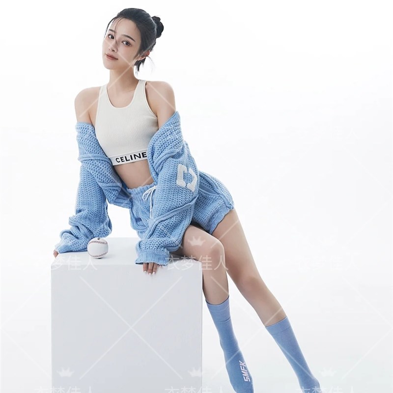 照相馆写真服装夏季新款时尚棒球服个性女孩休闲运动风艺术照摄影