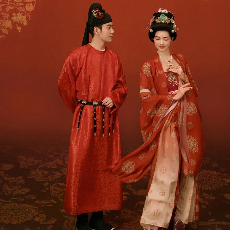 国色芳华同款汉服婚服重工刺绣杨紫李现同款大婚唐制汉服照相馆主