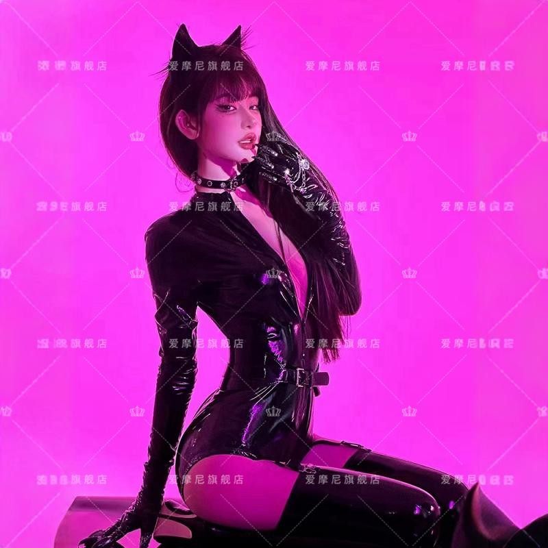 影楼新款万圣节梦中情猫少女写真主题服装个性汤姆猫 cos艺术照服
