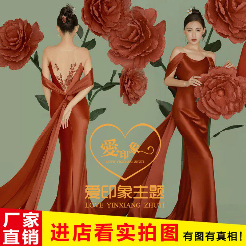 新款影楼个性少女写真服装时尚甜酷辣妹艺术照摄影夜店舞台演出服