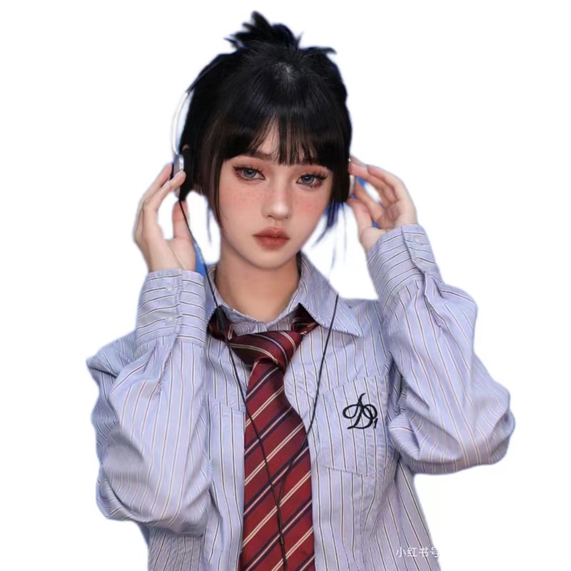 影楼新款甜酷少女美式证件照写真主题服装制服公主风艺术照摄影服