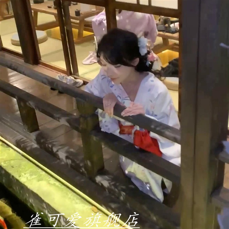 神明少女女士和服改良浴衣写真日式日本传统日系写真摄影拍照服装