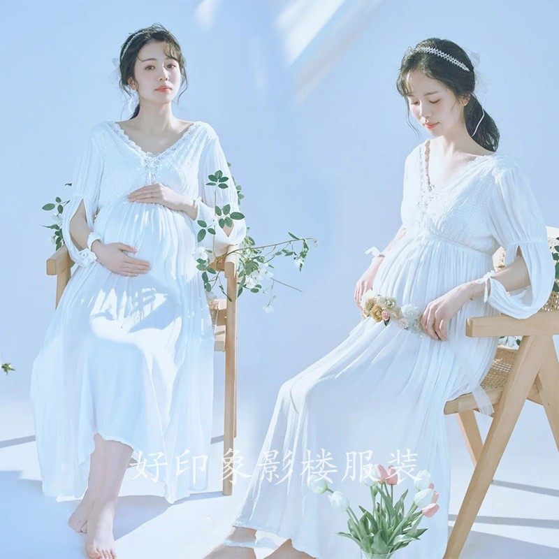 影楼新款孕妇照服装法式复古公主连衣裙大肚妈咪摄影艺术拍照主题,男装,其他民族服装,淘宝优惠券,粉丝福利购,淘宝优惠卷