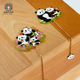 熊猫花花和叶金属书签创意书页夹礼物成都文创毕业纪念品伴手礼
