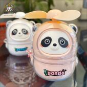 可爱熊猫迷你充电风扇手持便携随身儿童电扇学生成都基地纪念品