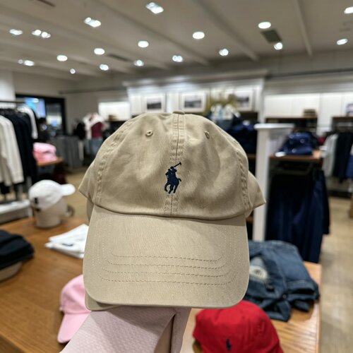 RL拉夫小马标刺绣鸭舌棒球帽子