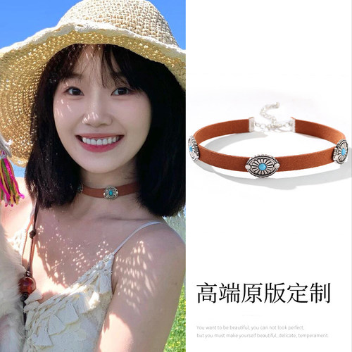 波西米亚风颈链旅游拍照复古项链